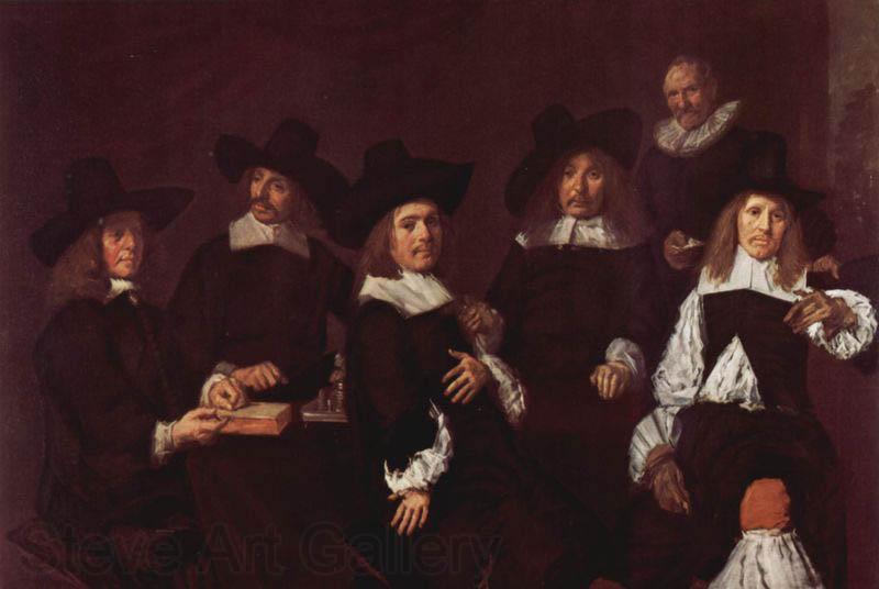 Frans Hals Gruppenportrat der Regenten des Altmannerhospitzes in Haarlem Spain oil painting art